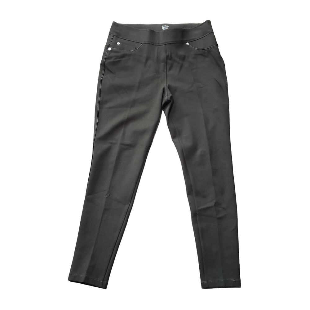 Nygard Slims Army Green Elastic Waist Jegging Pants Slacks Slim Curve Technology